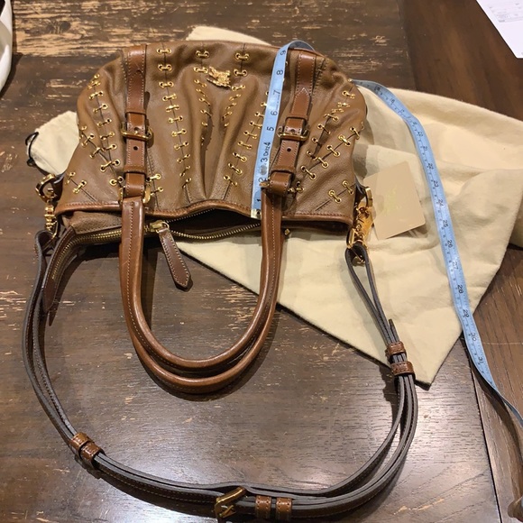 Burberry Lowry Stitch Handbag Tote🤎 - Picture 12 of 14